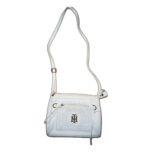 Pre-owned Tommy Hilfiger Crossbody Bag In White