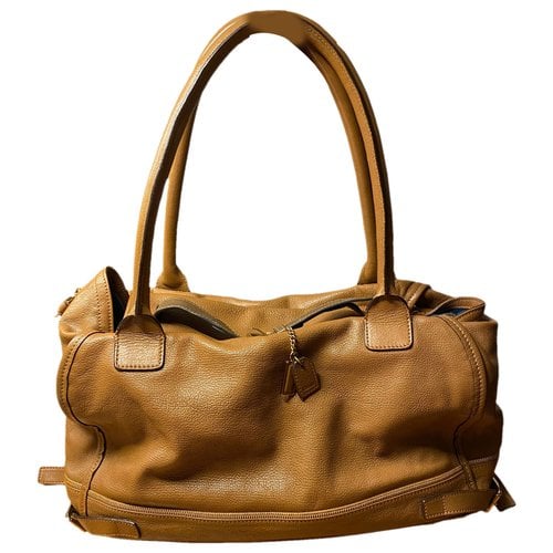 Pre-owned Chloé Leather Tote In Camel