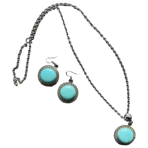 Pre-owned American Vintage Jewellery Set In Turquoise