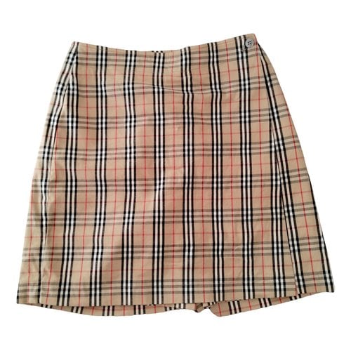 Pre-owned Burberry Skirt In Beige