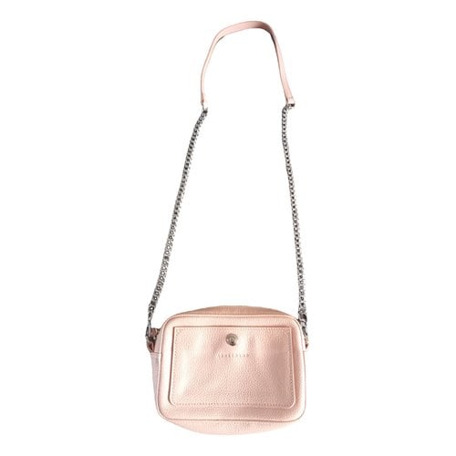 Pre-owned Longchamp Leather Handbag In Pink