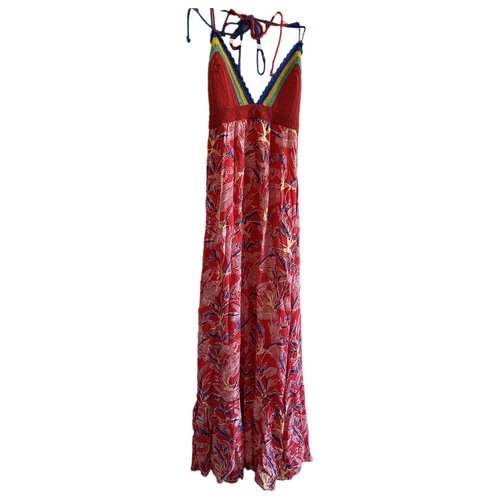 Pre-owned Tommy Hilfiger Maxi Dress In Multicolour