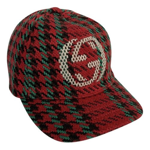 Pre-owned Gucci Wool Cap In Multicolour