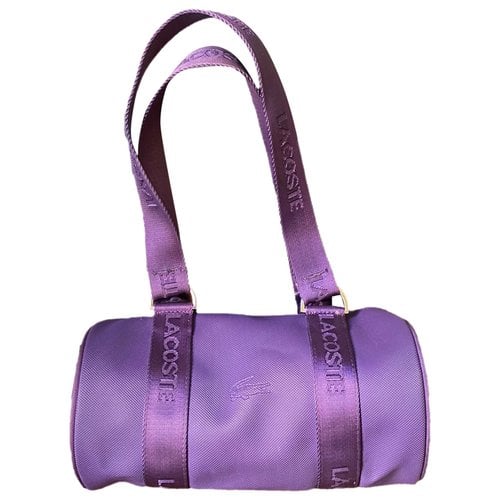 Pre-owned Lacoste Handbag In Purple