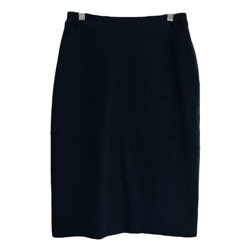 Pre-owned Sonia Rykiel Wool Mid-length Skirt In Navy