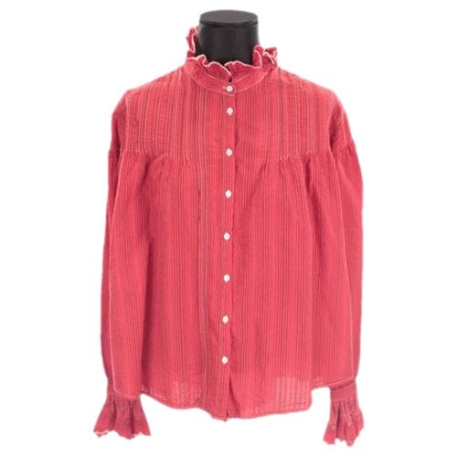 Pre-owned Claudie Pierlot Shirt In Red