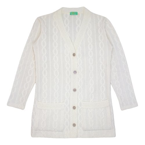 Pre-owned Fred Perry Cardigan In White