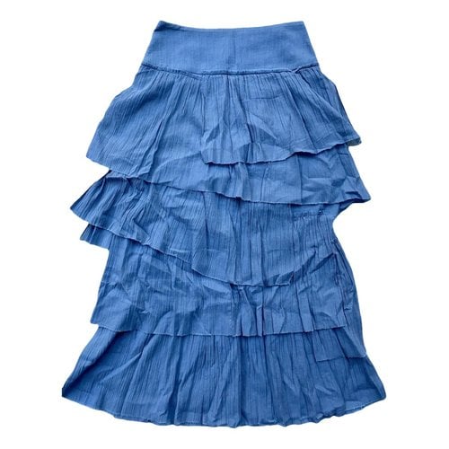 Pre-owned Sonia Rykiel Mid-length Skirt In Blue