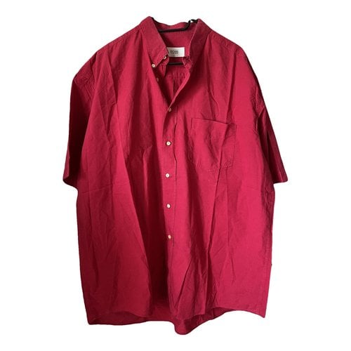 Pre-owned Hugo Boss Shirt In Red