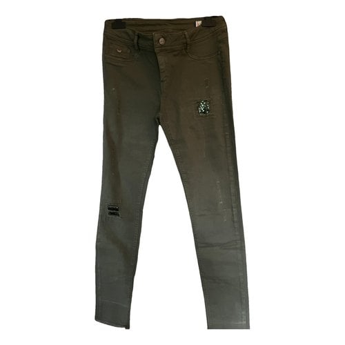 Pre-owned Kaporal Slim Jeans In Khaki