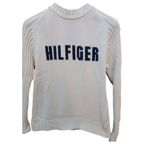 Pre-owned Tommy Hilfiger Pull In White