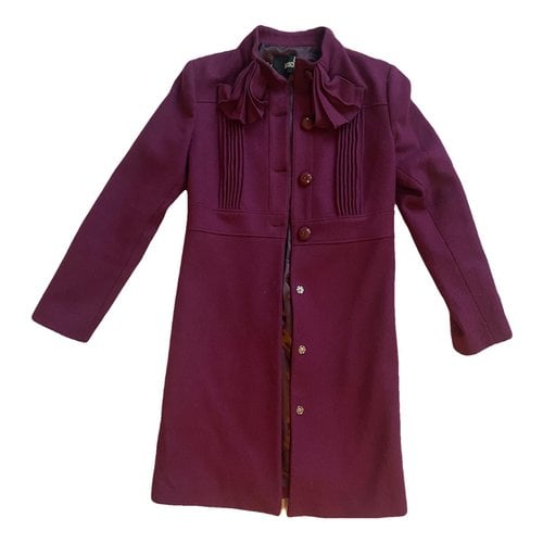 Pre-owned Moschino Love Wool Jacket In Purple