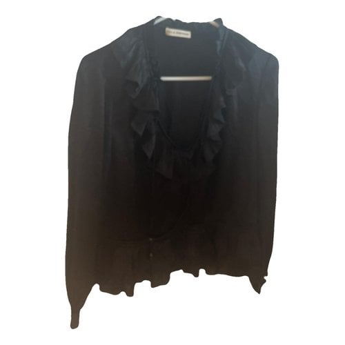 Pre-owned Ulla Johnson Silk Blouse In Black