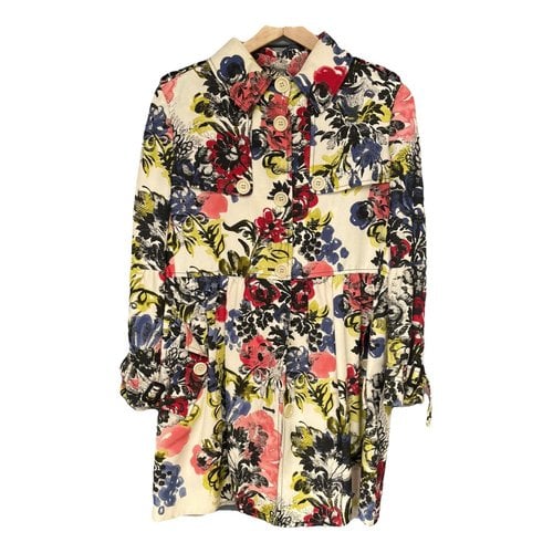 Pre-owned Moschino Cheap And Chic Silk Coat In Multicolour