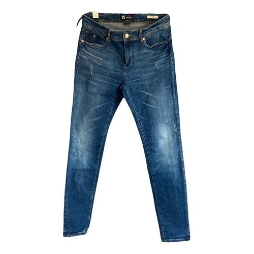 Pre-owned Kaporal Slim Pants In Blue