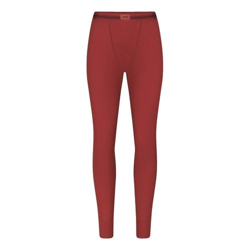 Pre-owned Skims Trousers In Burgundy