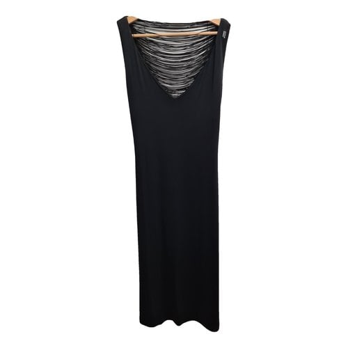 Pre-owned Miss Sixty Mid-length Dress In Black
