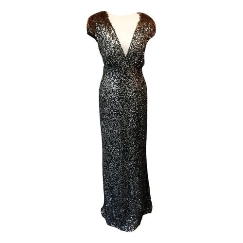 Pre-owned Jenny Packham Silk Dress In Gold