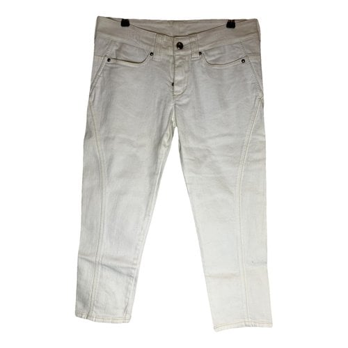 Pre-owned Ermanno Scervino Jeans In White