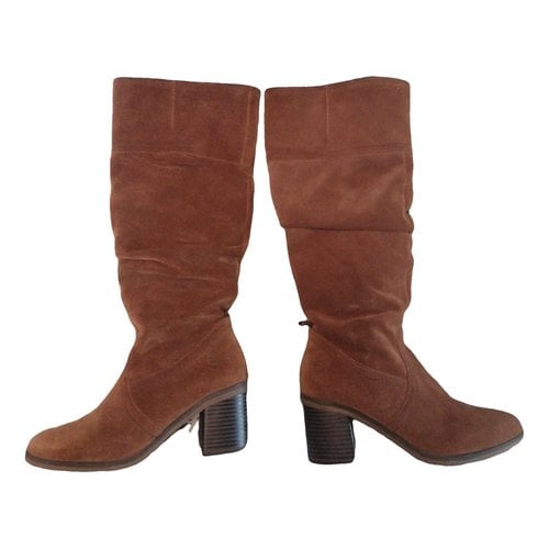 Pre-owned Tamaris Snow Boots In Camel
