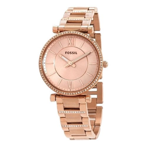 Pre-owned Fossil Watch In Multicolour