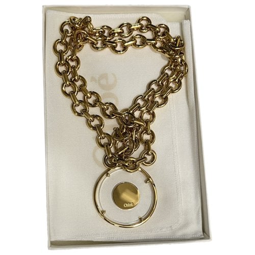 Pre-owned Chloé Necklace In Gold