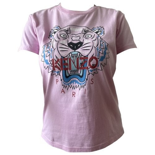 Pre-owned Kenzo Tiger T-shirt In Pink