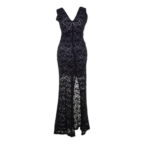Pre-owned Alice And Olivia Maxi Dress In Black