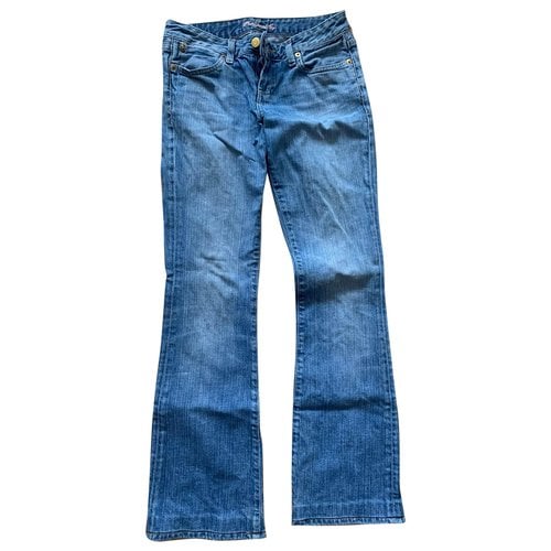 Pre-owned Ralph Lauren Straight Pants In Blue
