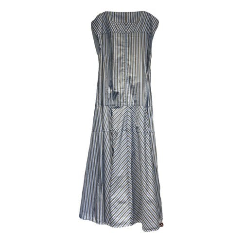 Pre-owned Victoria Beckham Mid-length Dress In Blue