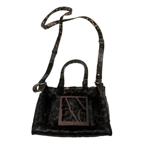 Pre-owned Armani Exchange Handbag In Brown