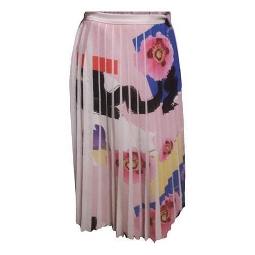 Pre-owned Pinko Silk Mid-length Skirt In Other