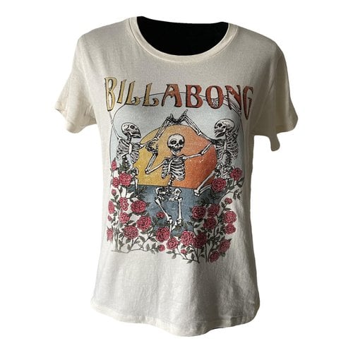 Pre-owned Billabong T-shirt In Beige