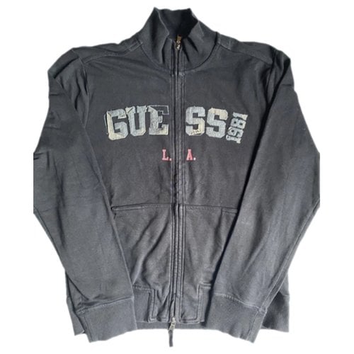 Pre-owned Guess Sweatshirt In Black
