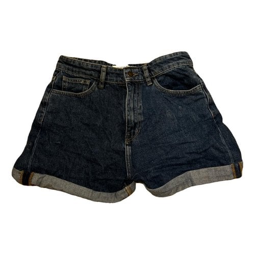 Pre-owned People Tree Mini Short In Blue