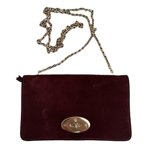 Pre-owned Mulberry Clutch Bag In Burgundy