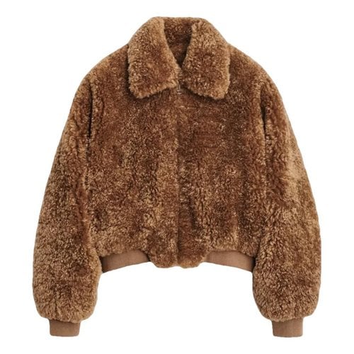 Pre-owned Rag & Bone Faux Fur Jacket In Brown