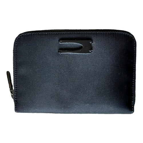 Pre-owned Coccinelle Cloth Wallet In Black