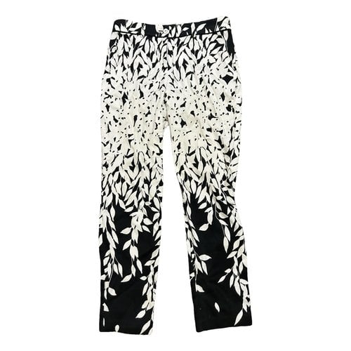 Pre-owned Blumarine Straight Pants In White