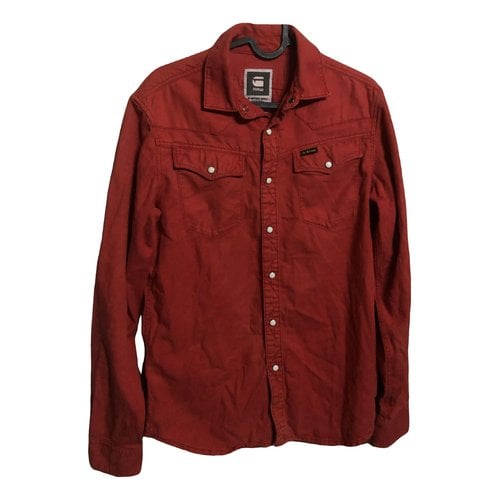 Pre-owned G-star Raw Shirt In Red