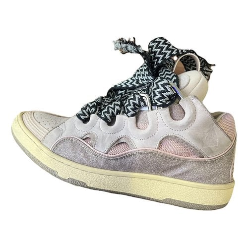 Pre-owned Lanvin Cloth Lace Ups In Other