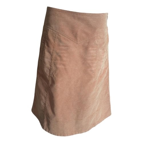 Pre-owned Dkny Skirt In Brown