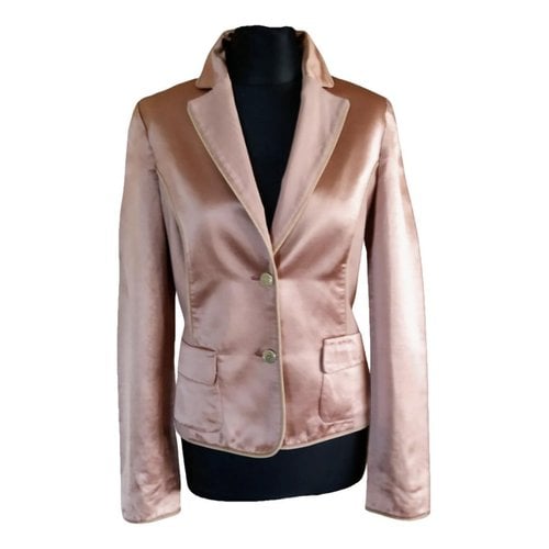 Pre-owned Class Cavalli Blazer In Pink