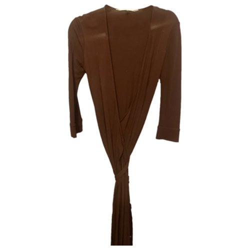Pre-owned Diane Von Furstenberg Dress In Brown