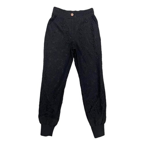 Pre-owned Ted Baker Trousers In Black