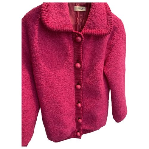 Pre-owned Prada Wool Jacket In Pink
