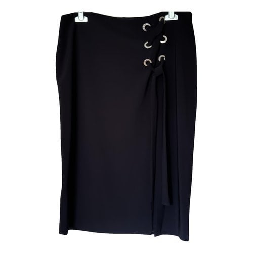 Pre-owned Joseph Ribkoff Mid-length Skirt In Black
