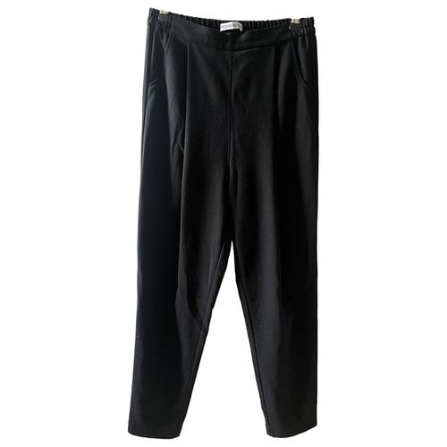Pre-owned Rodebjer Trousers In Black