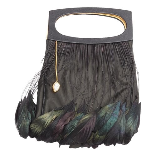 Pre-owned Lalique Cloth Handbag In Black