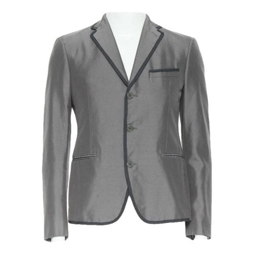 Pre-owned Bottega Veneta Jacket In Grey